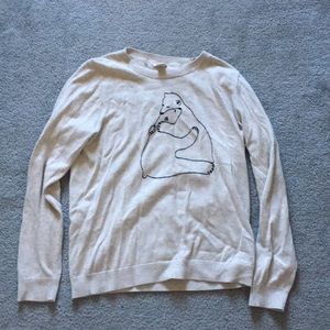 J Crew Polar Bear Hug Sweater